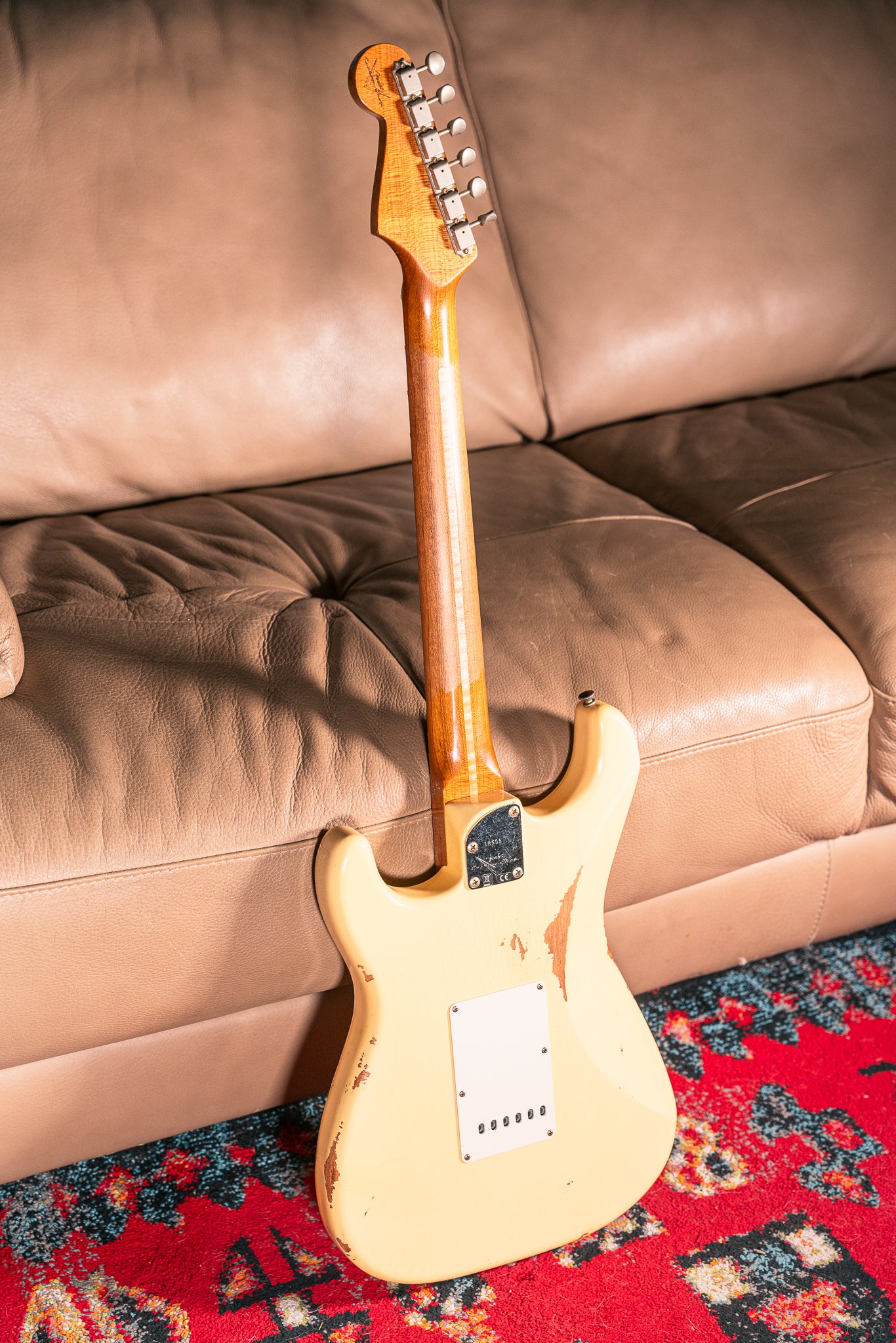 Fender Custom Shop Empire Custom '59 Transition Stratocaster Relic in Aged Vintage White, Pre-Owned