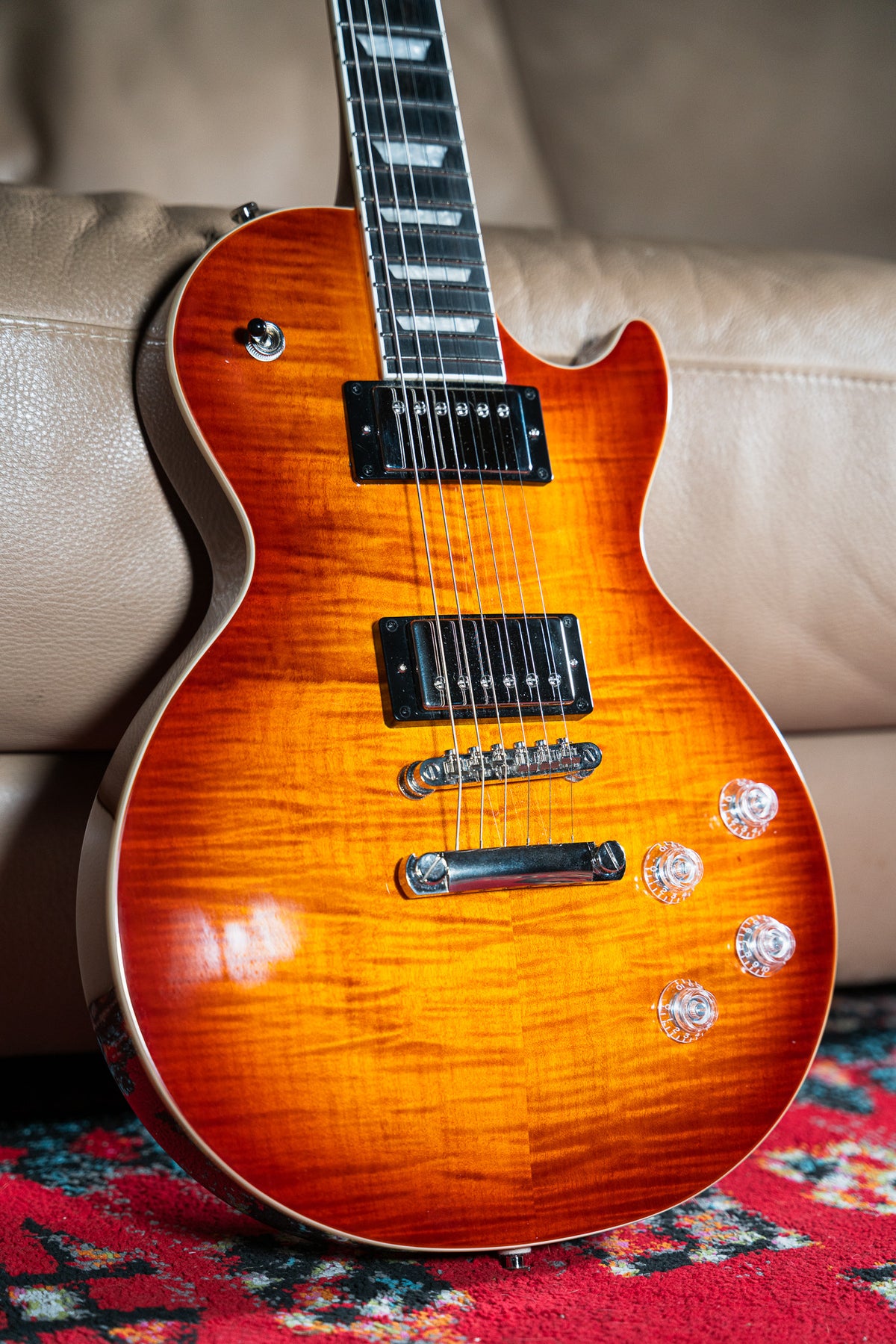 Epiphone Les Paul Modern Figured Electric Guitar Mojave Burst Pre-Owned