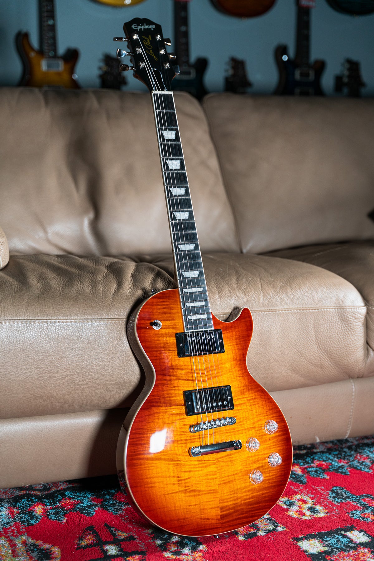 Epiphone Les Paul Modern Figured Electric Guitar Mojave Burst Pre-Owned