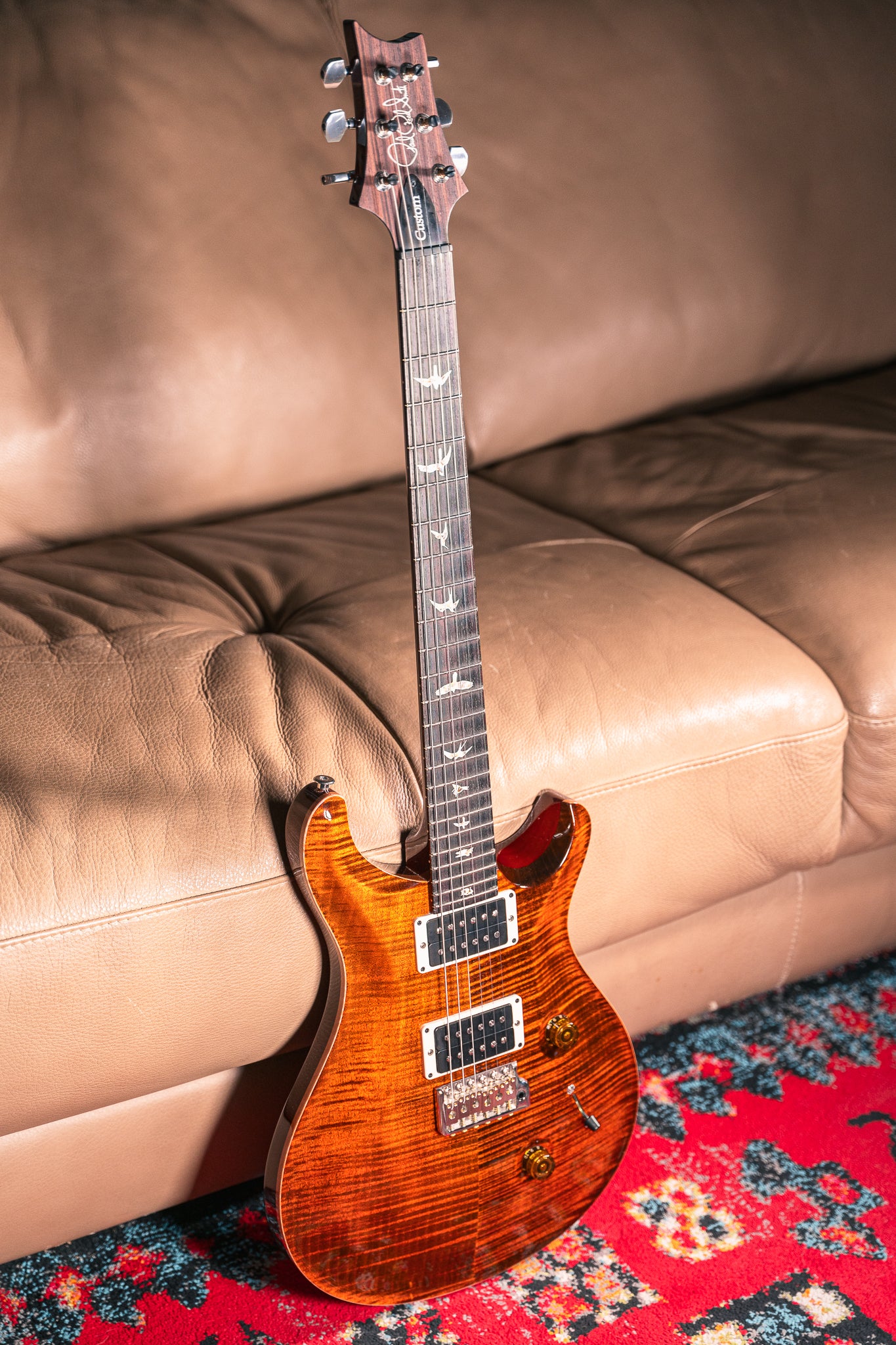 PRS - 2023 - Custom 24 in Orange Tiger, Pre-Owned