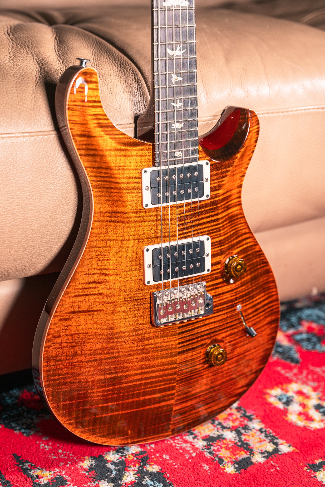 PRS - 2023 - Custom 24 in Orange Tiger, Pre-Owned