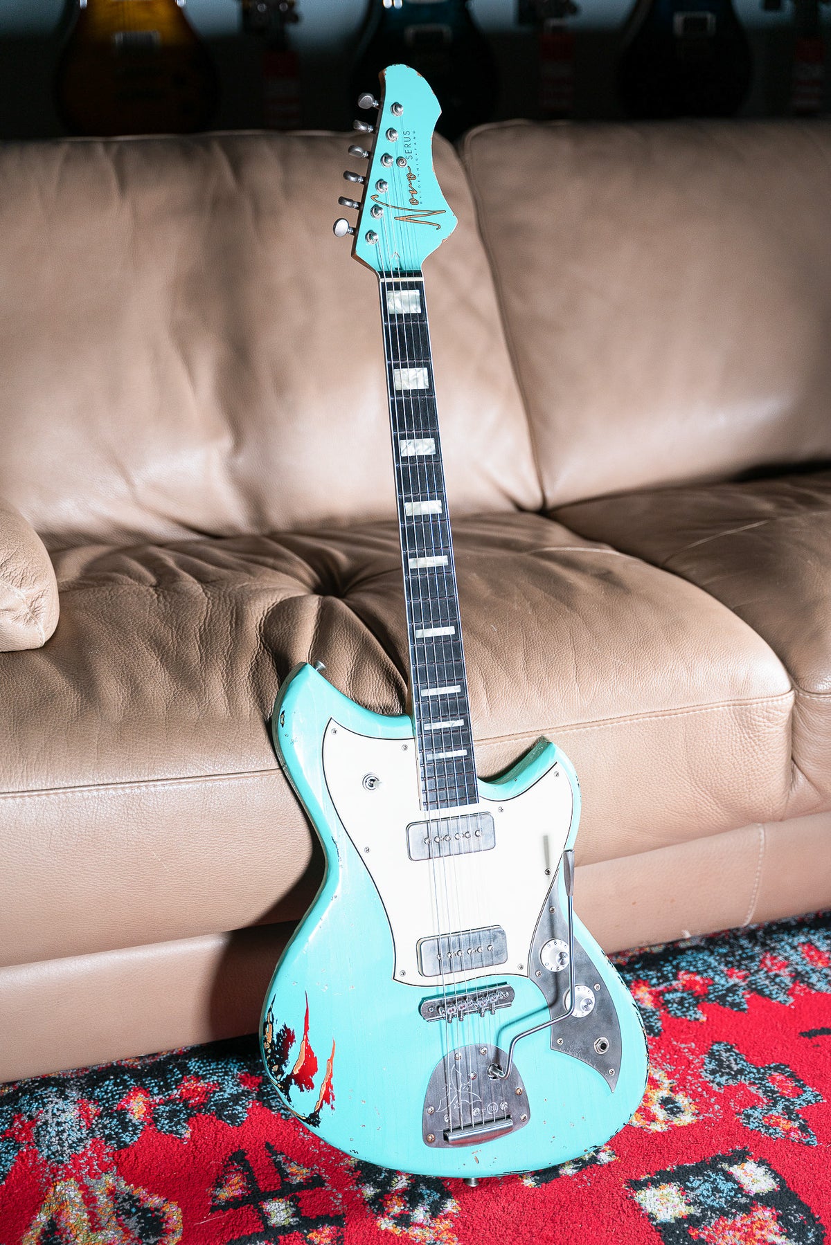 Novo Serus J Custom Foam Green over 64 3-Tone Burst