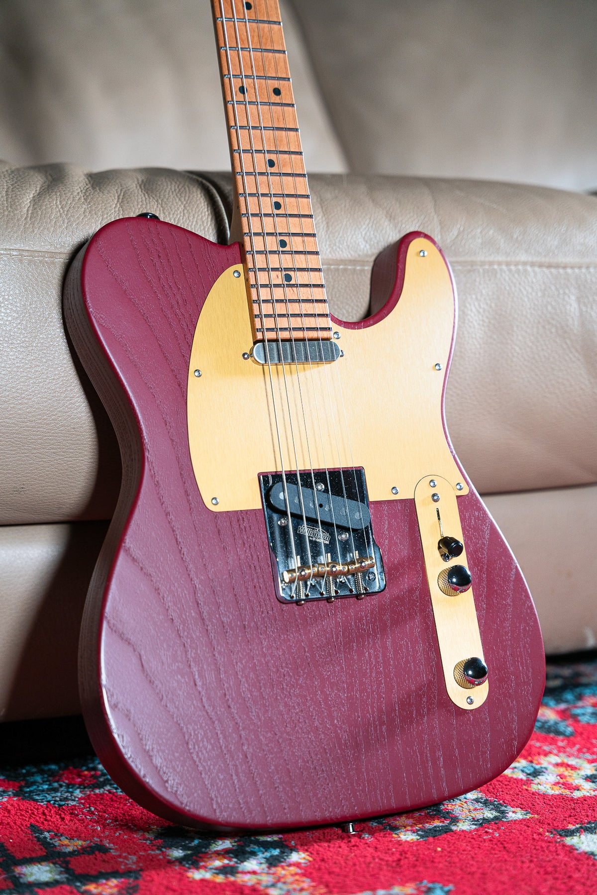 Suhr Andy Wood SS Modern T Iron Red Pre-Owned