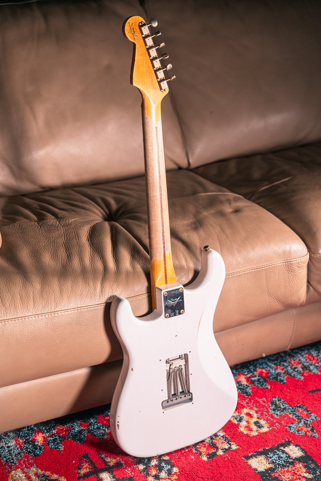 Fender Custom Shop Ancho Poblano Stratocaster Relic in Opaque White Blonde