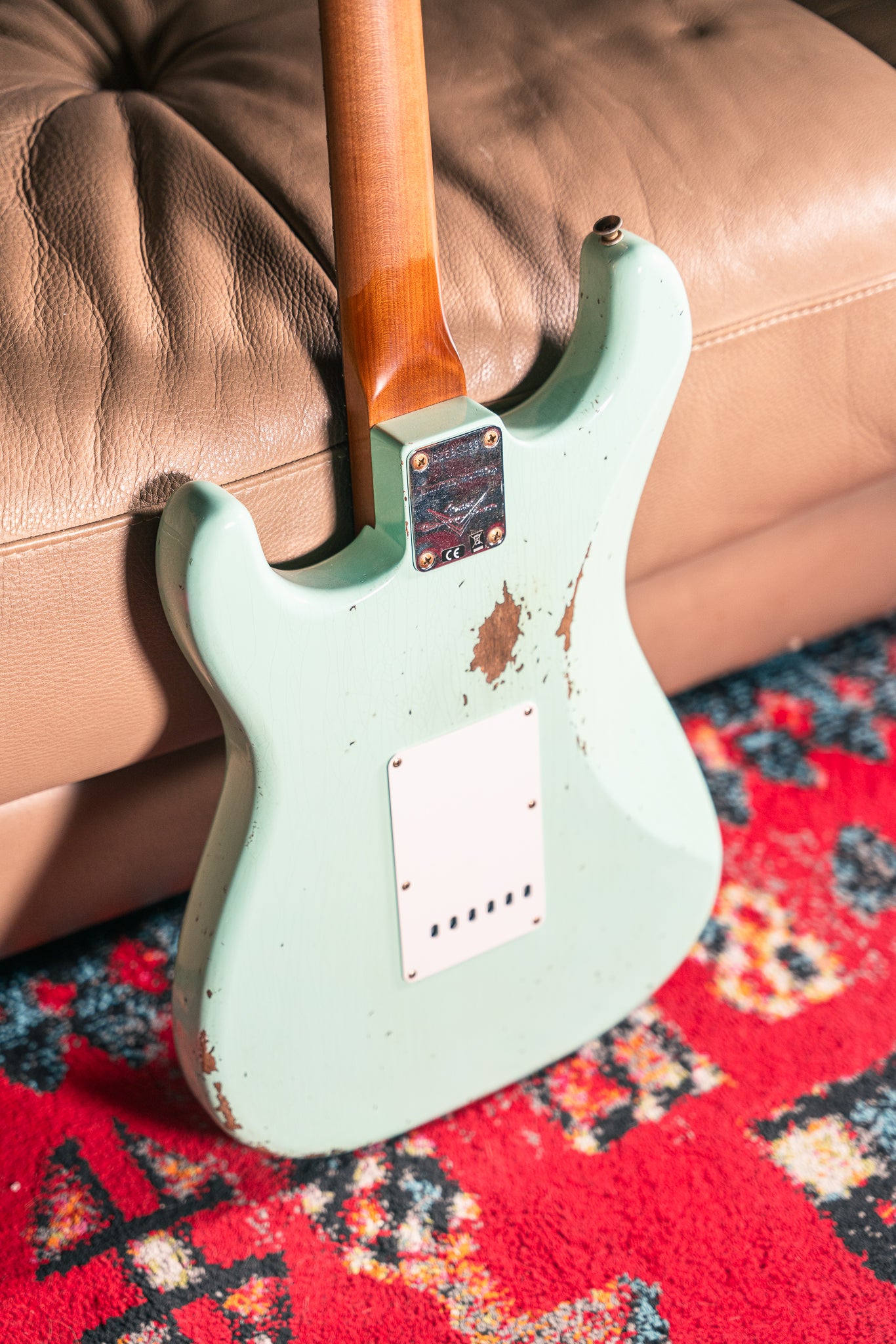 Fender Custom Shop LTD '63 Stratocaster Relic in Super Faded Aged Surf Green