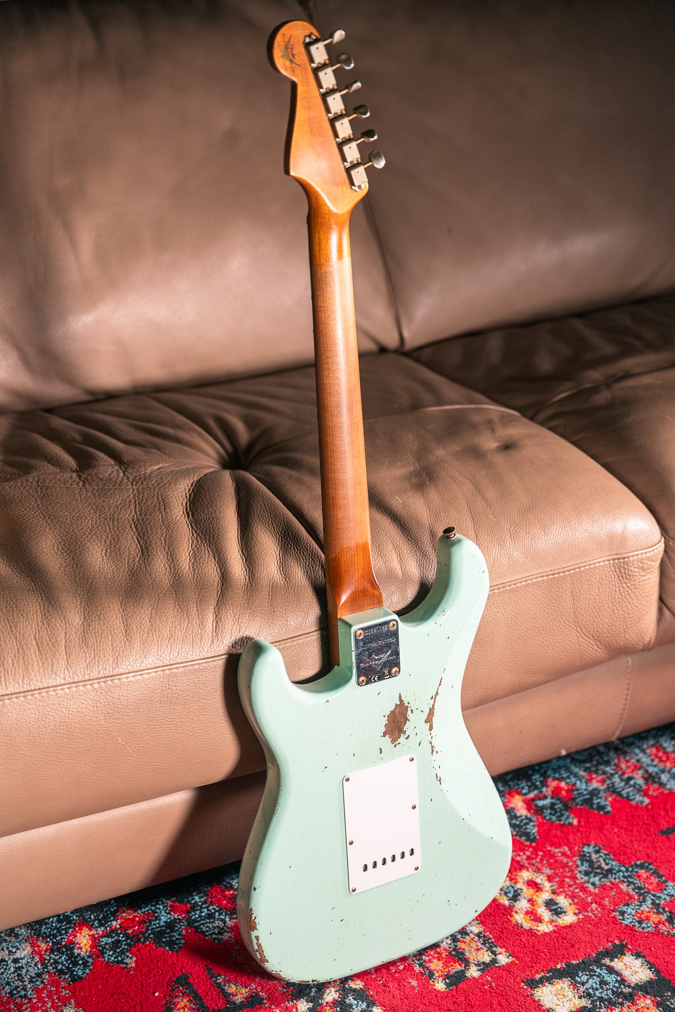Fender Custom Shop LTD '63 Stratocaster Relic in Super Faded Aged Surf Green