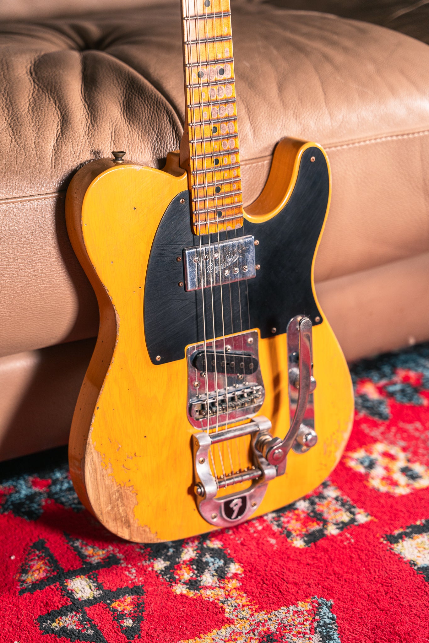 Fender Custom Shop LTD Cunife Telecaster Heavy Relic in Butterscotch Blonde