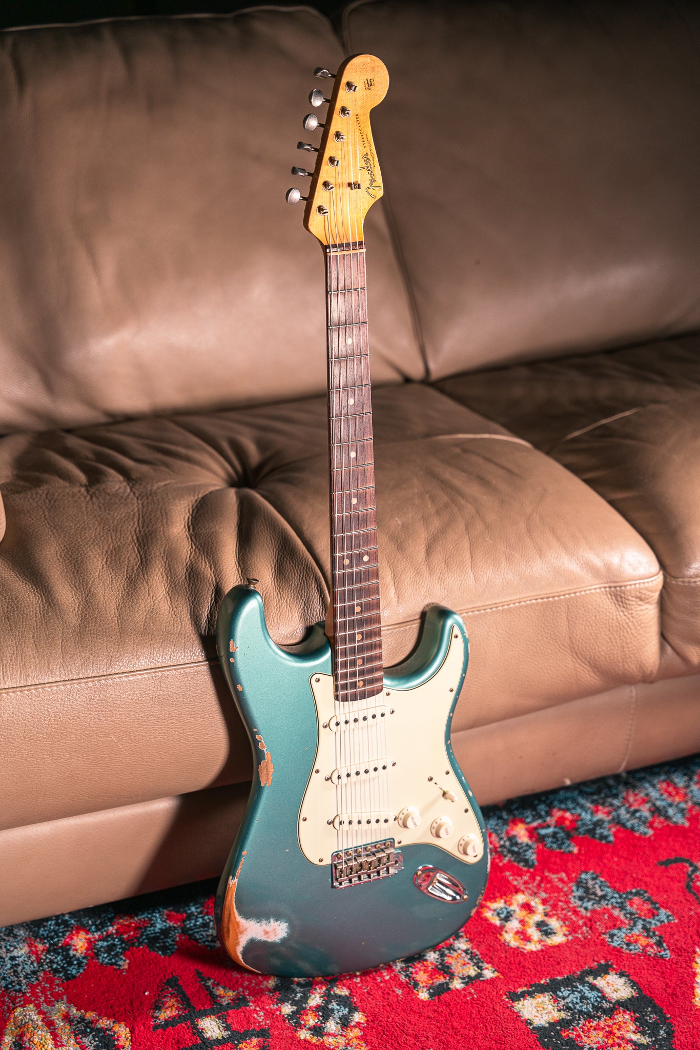 Fender Custom Shop LTD '63 Stratocaster Heavy Relic in Faded Aged Sherwood Green Metallic