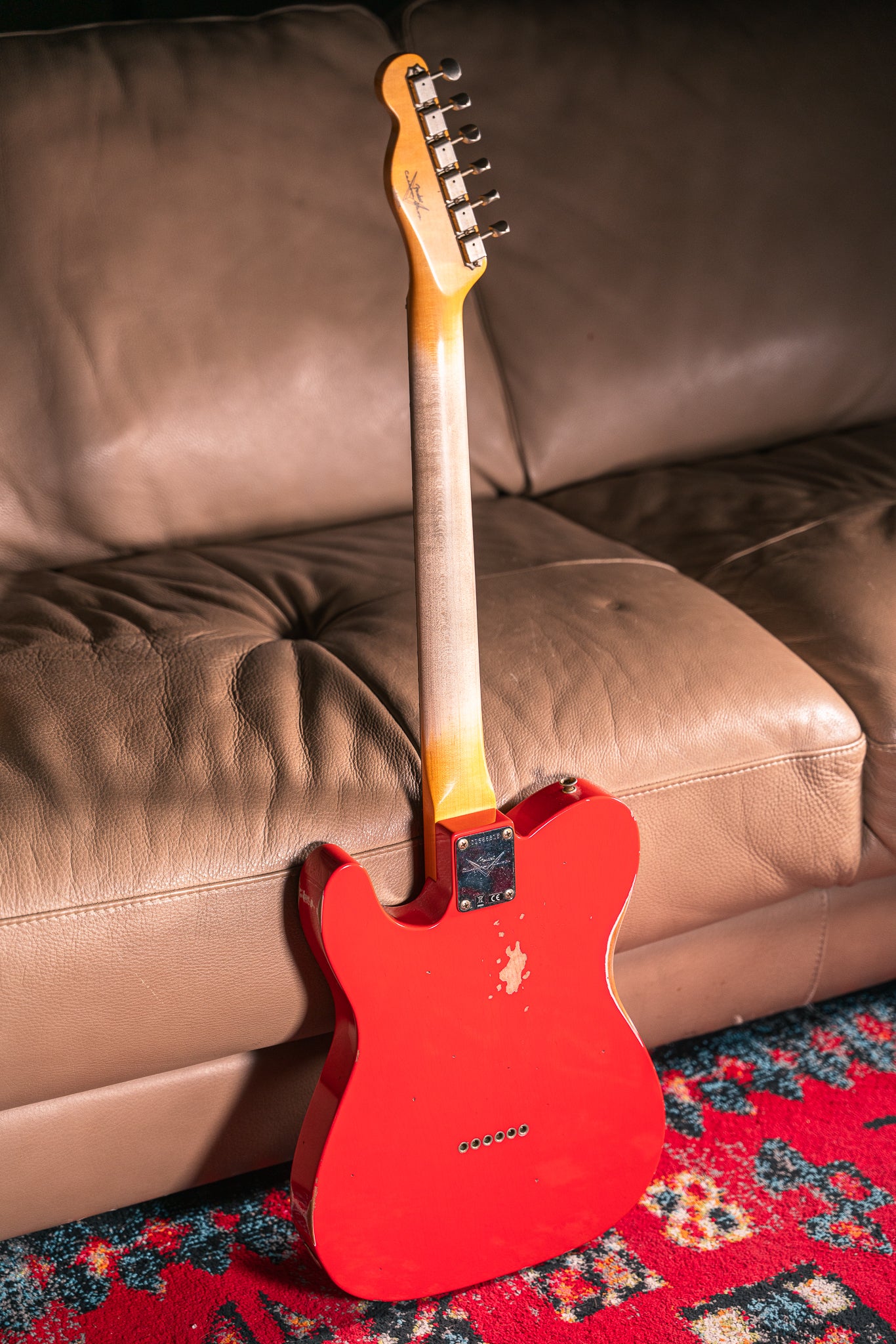 ギター Fiesta Red Relic Telecaster Fender Custom Shop '63 Telecaster Relic in Fiesta Red – Lidgett Music