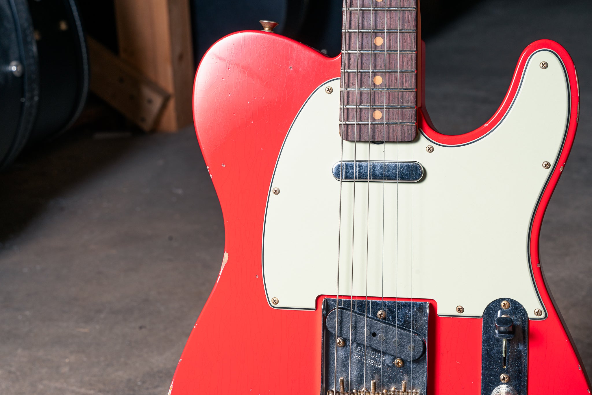 Fender Custom Shop '63 Telecaster Relic in Fiesta Red – Lidgett Music