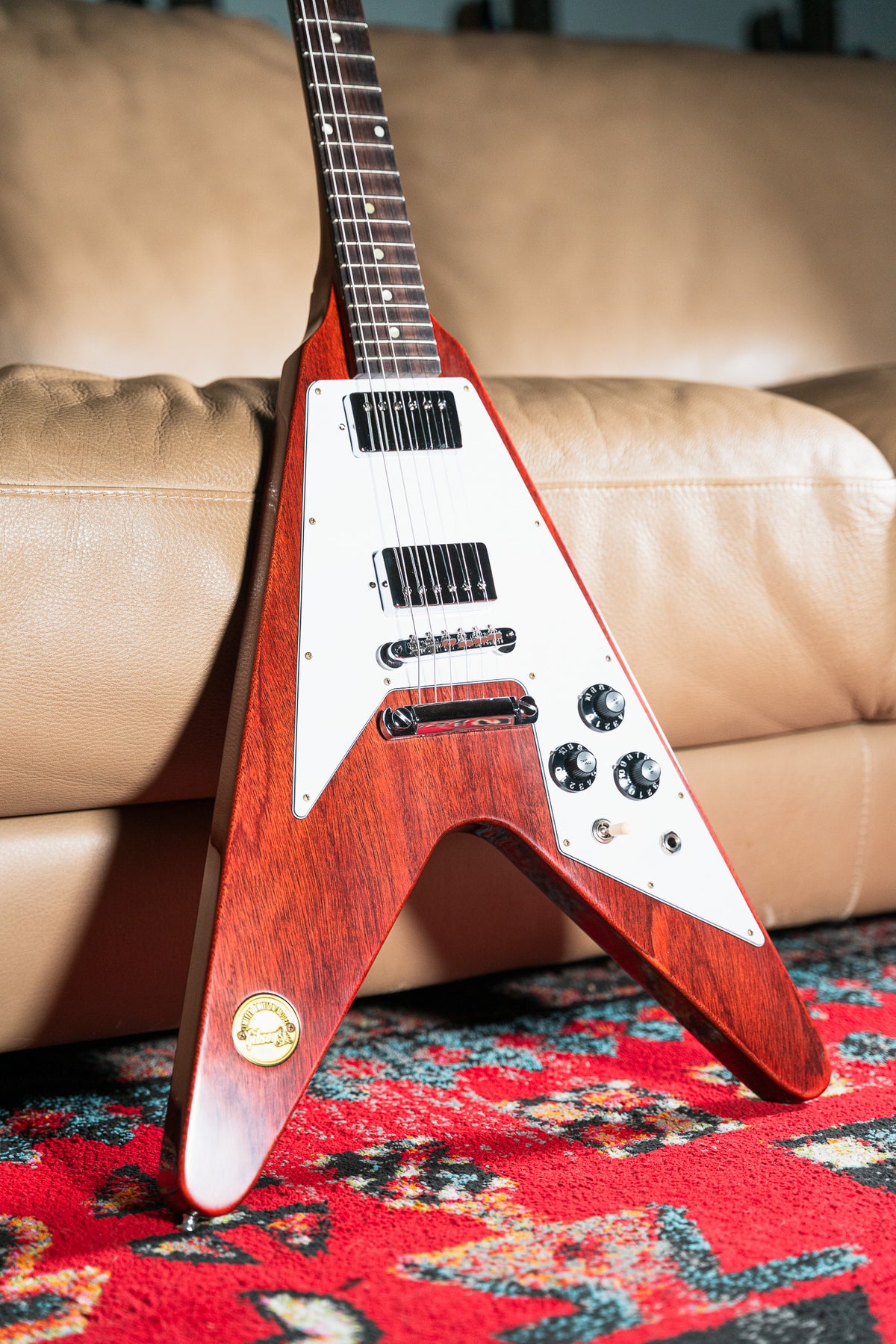 Gibson Custom 1971 Flying V Medallion Reissue VOS Medallion Cherry