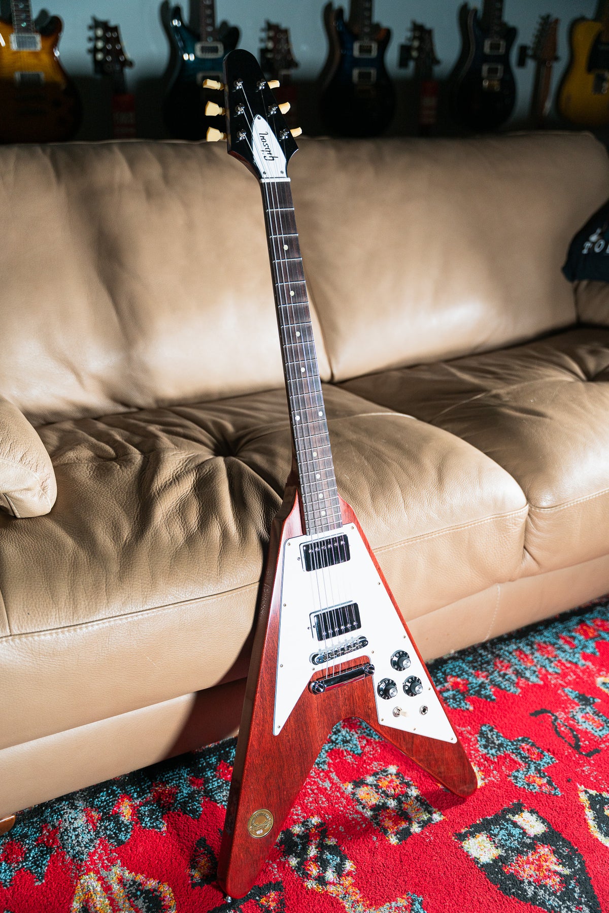 Gibson Custom 1971 Flying V Medallion Reissue VOS Medallion Cherry