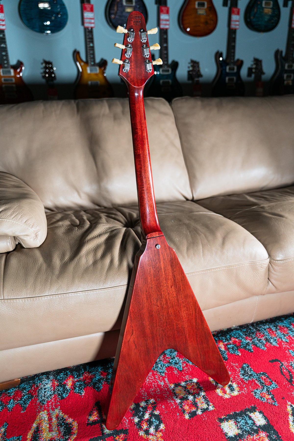Gibson Custom 1971 Flying V Medallion Reissue VOS Medallion Cherry