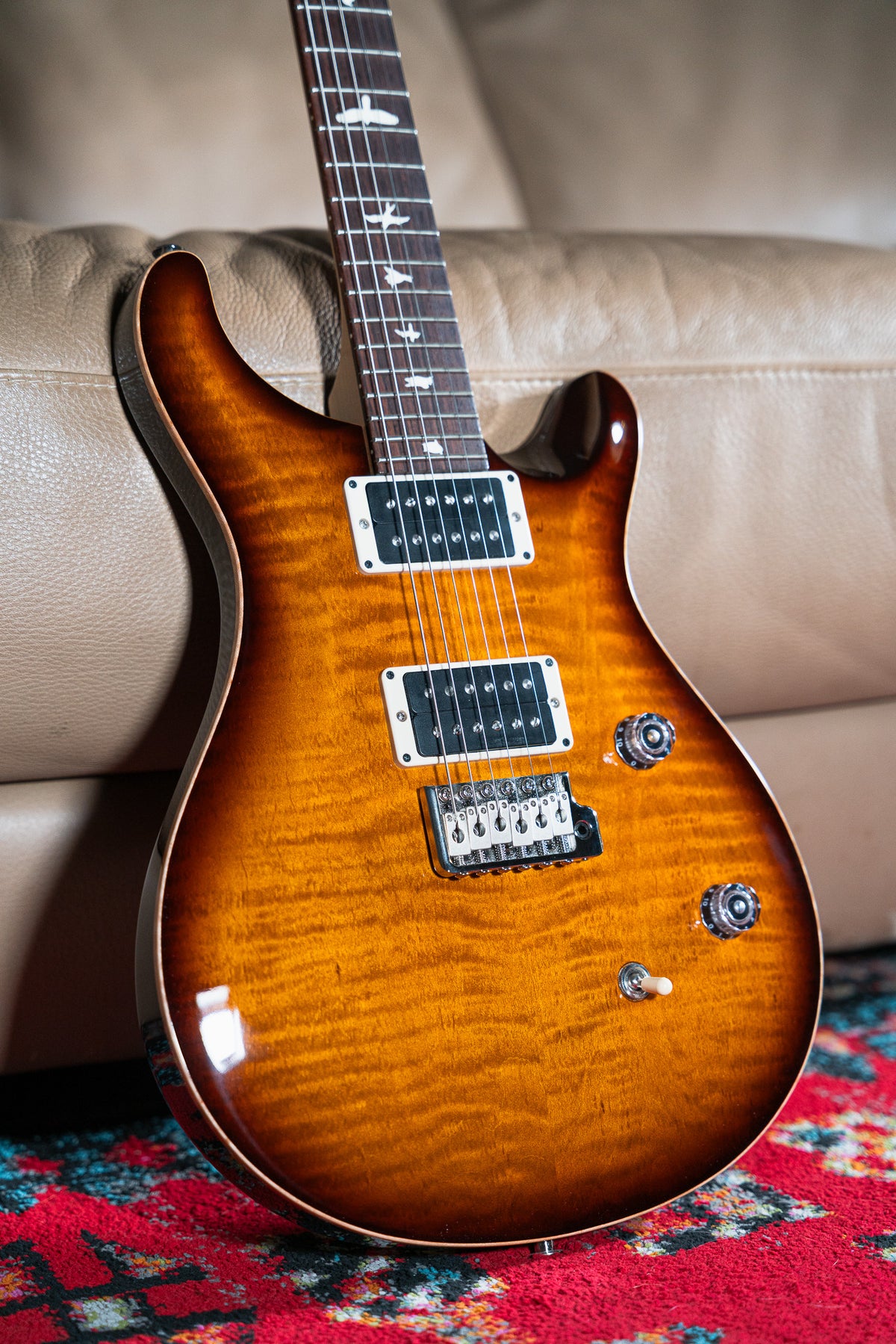 PRS CE 24 in Black Gold Burst