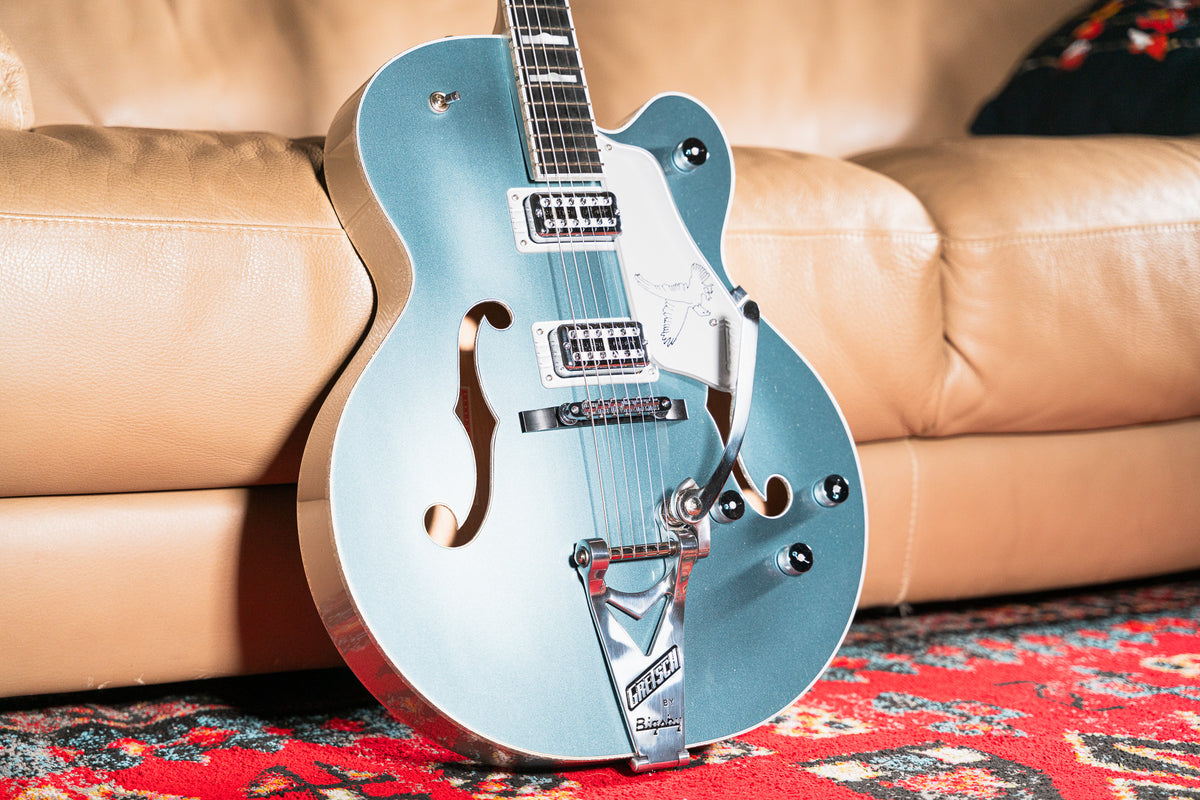 Gretsch G6136T-140 LTD 140th Double Platinum Falcon with String-Thru Bigsby Pre-Owned