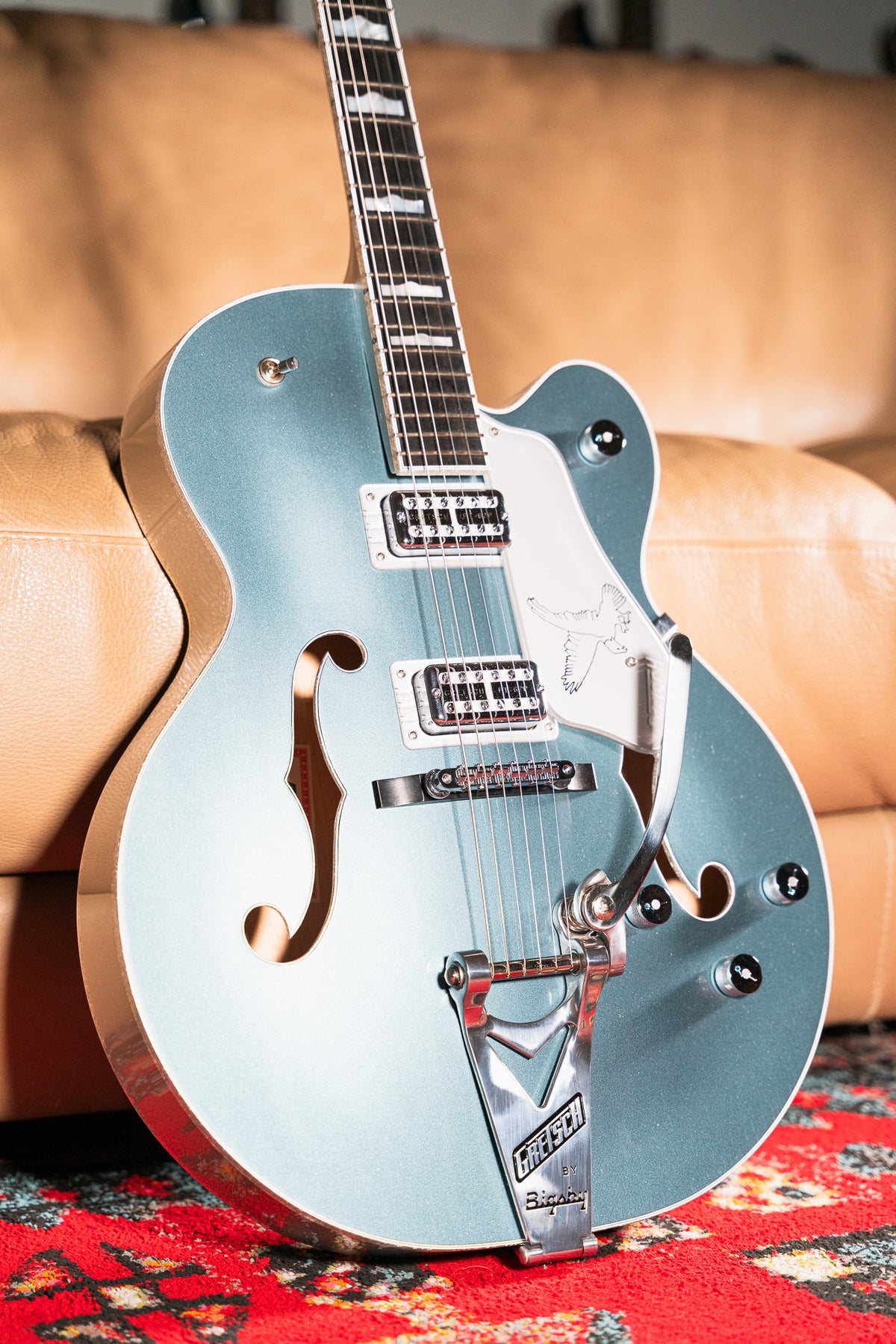 Gretsch G6136T-140 LTD 140th Double Platinum Falcon with String-Thru Bigsby Pre-Owned