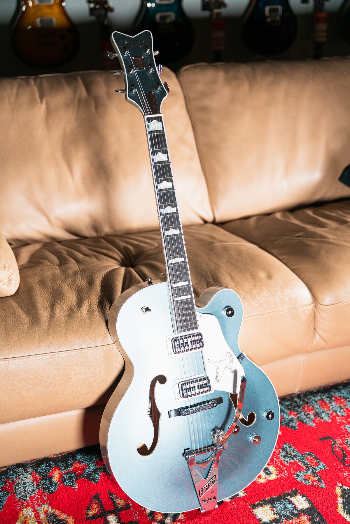 Gretsch G6136T-140 LTD 140th Double Platinum Falcon with String-Thru Bigsby Pre-Owned