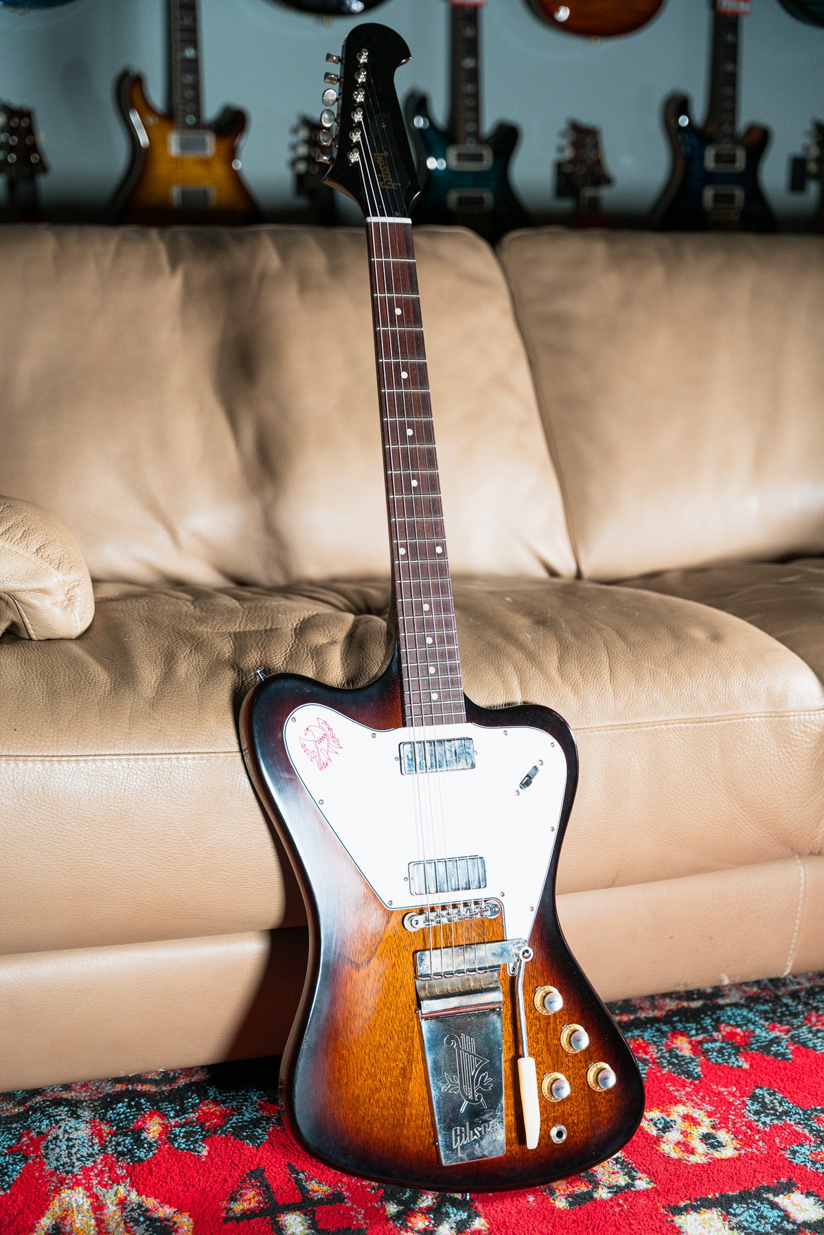 Gibson Custom Shop 1965 Non-Reverse Firebird V with Maestro Vibrola Vintage Sunburst Pre-Owned