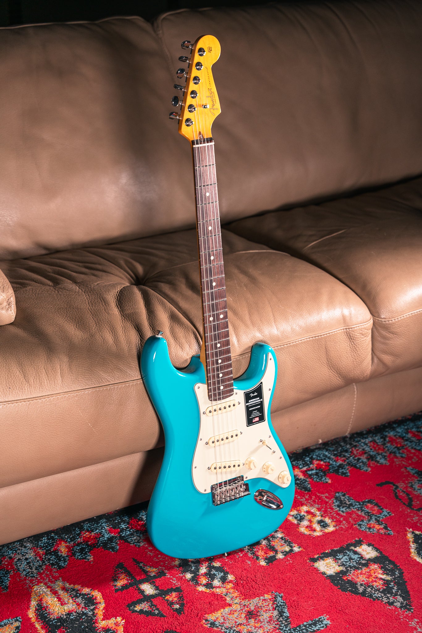 Fender - 2022 - American Professional II Stratocaster in Miami Blue, NOS