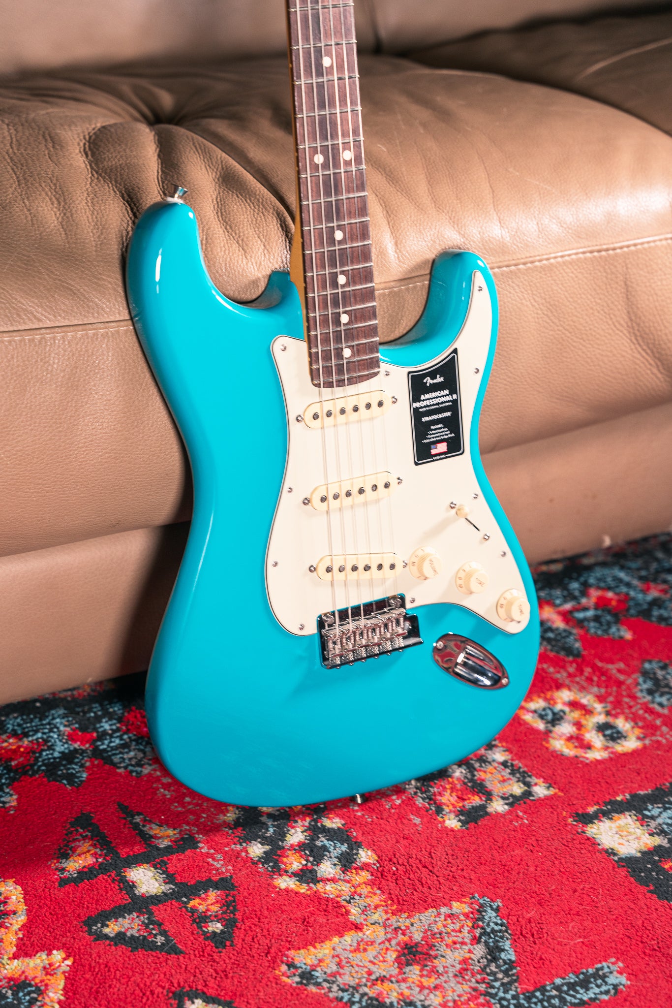 Fender - 2022 - American Professional II Stratocaster in Miami Blue, NOS