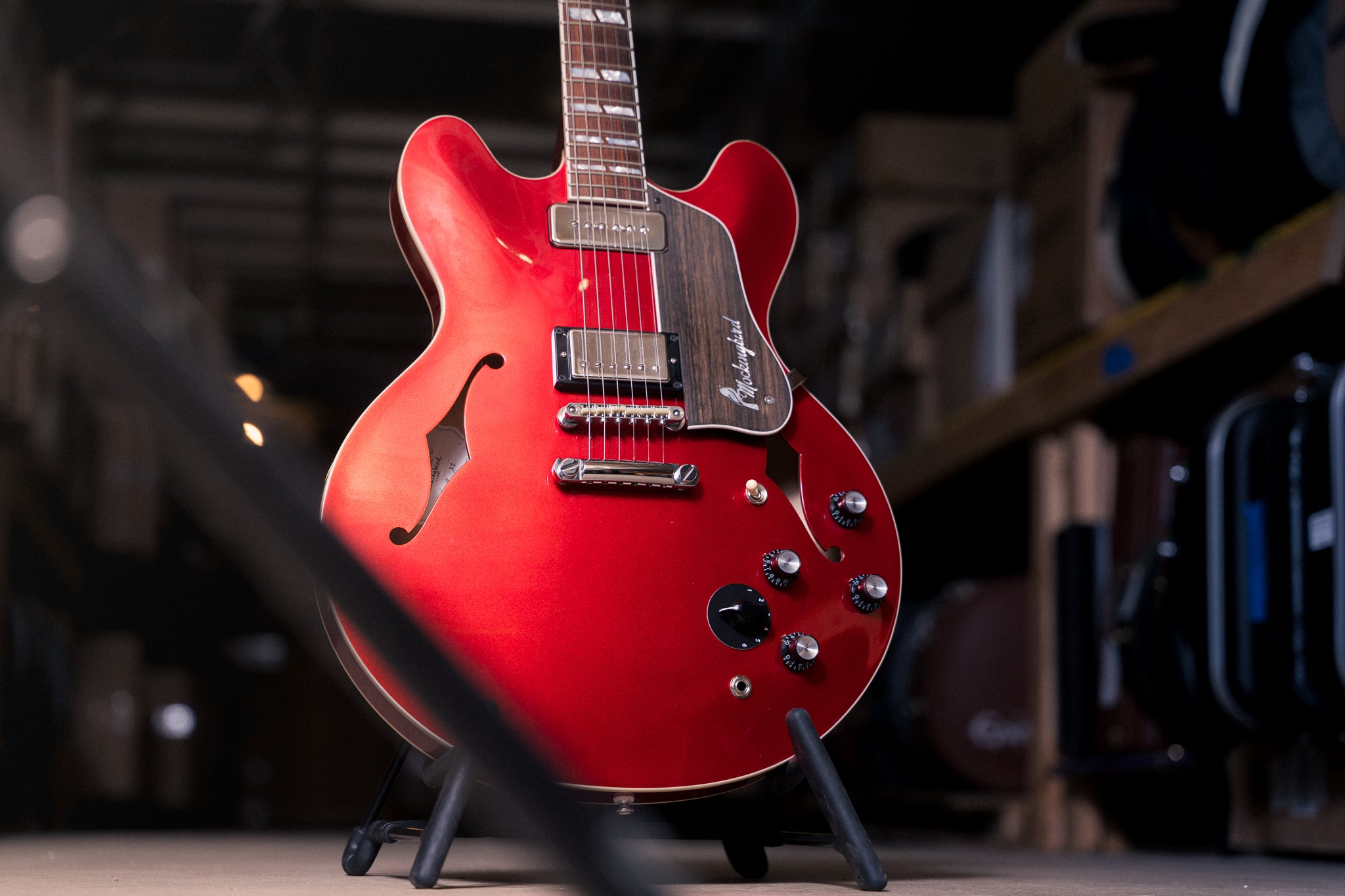 Josh Williams Guitars Mockingbird in Candy Apple Red Metallic, Pre-Owned