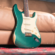 Fender Custom Shop '63 Stratocaster Relic in Aged Sherwood Green Metallic, Pre-Owned
