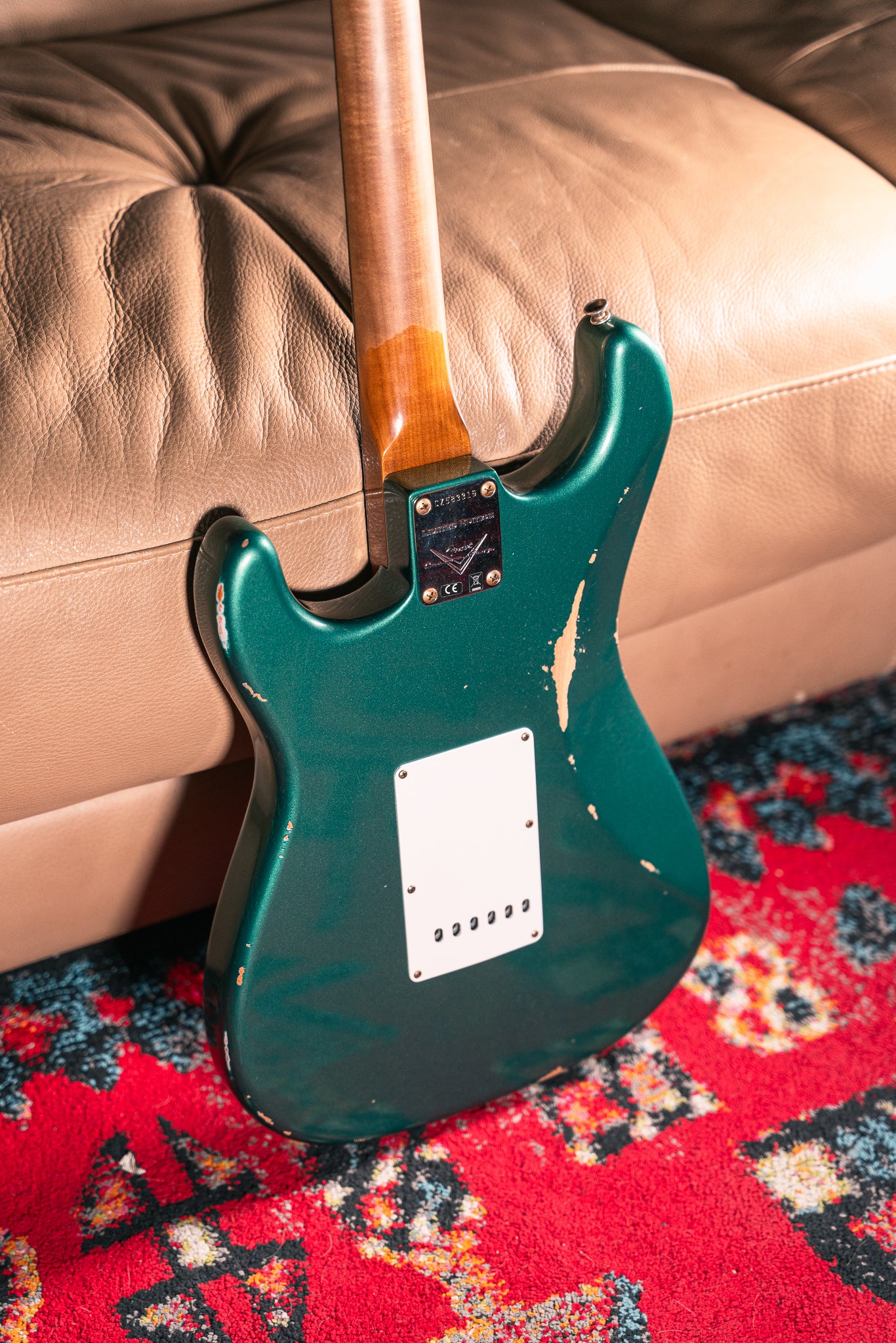 Fender Custom Shop '63 Stratocaster Relic in Aged Sherwood Green Metallic, Pre-Owned