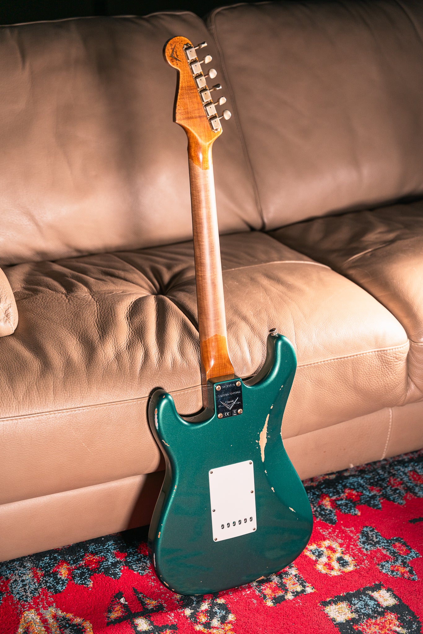 Fender Custom Shop '63 Stratocaster Relic in Aged Sherwood Green Metallic, Pre-Owned