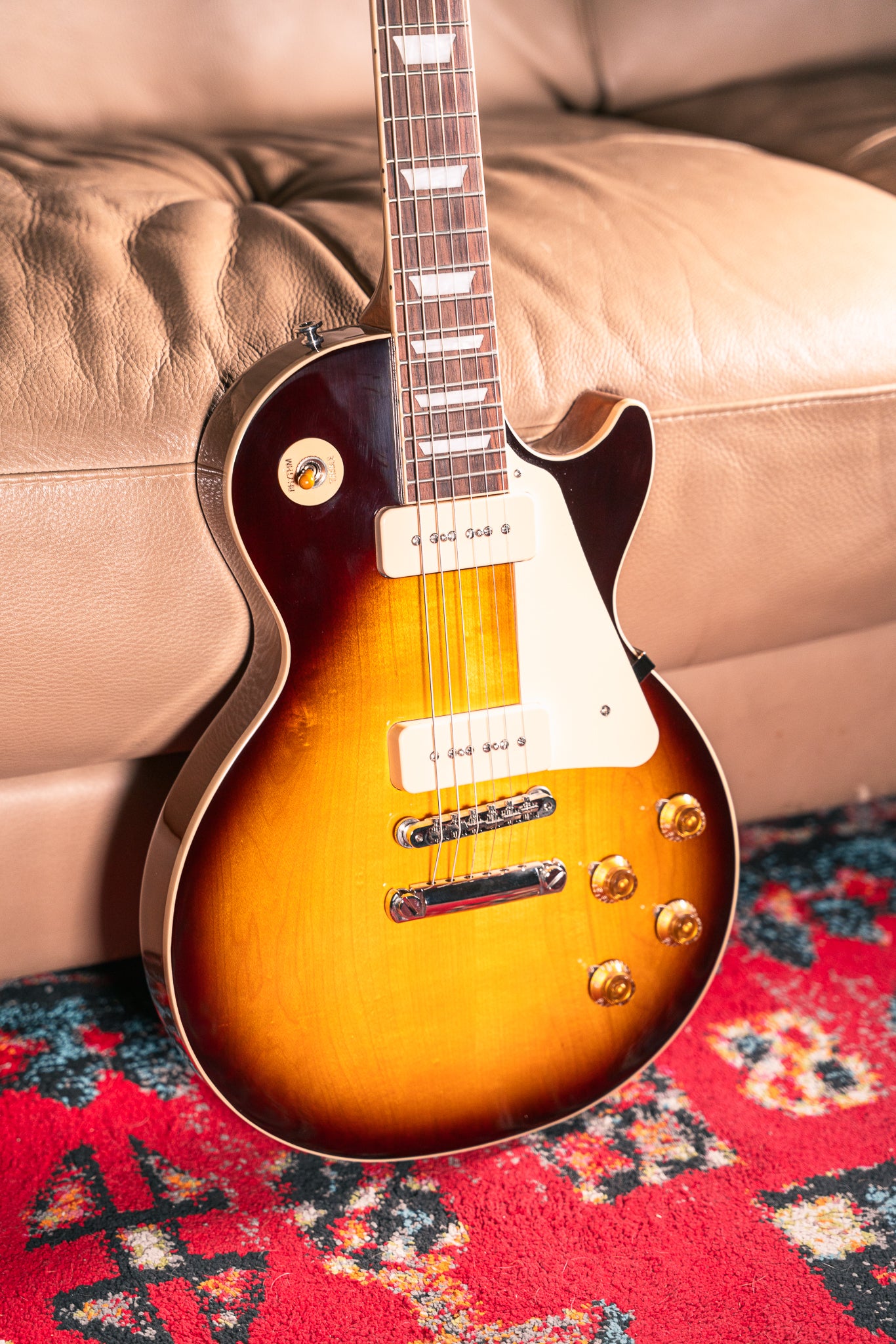 gibson les paul standard 50s tobacco burst 50s Figured Top Electric Guitar aluminum stop bar tailpiece Gibson Les Paul Standard 50s