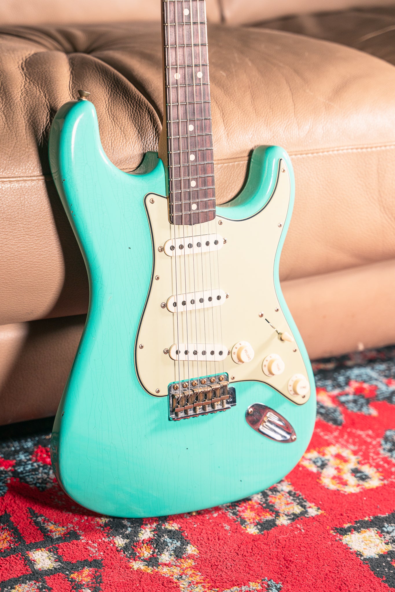 Fender Custom Shop LTD '62/'63 Stratocaster Journeyman Relic in Aged Seafoam Green