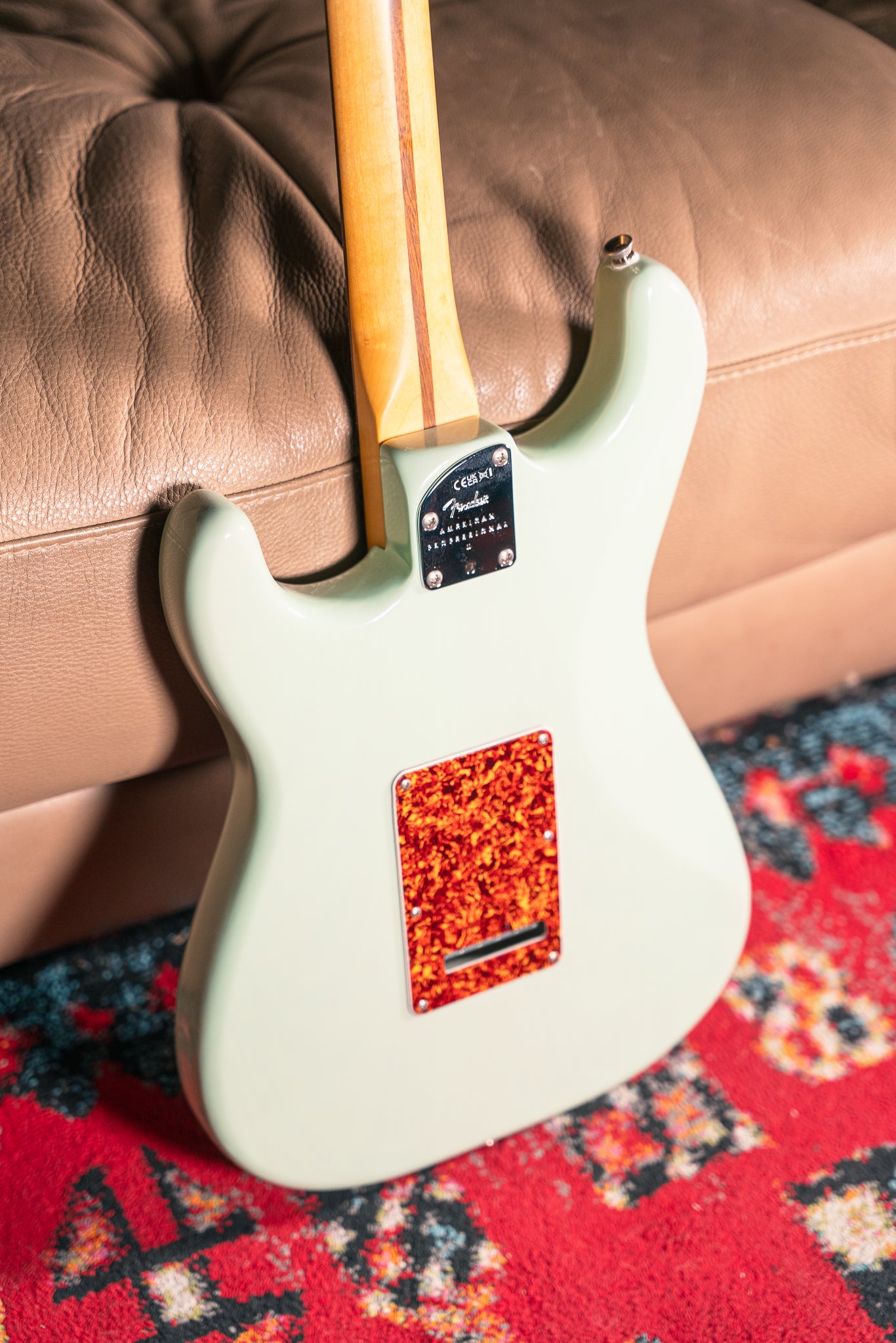 Fender LTD American Professional II Thinline Stratocaster in Transparent Surf Green