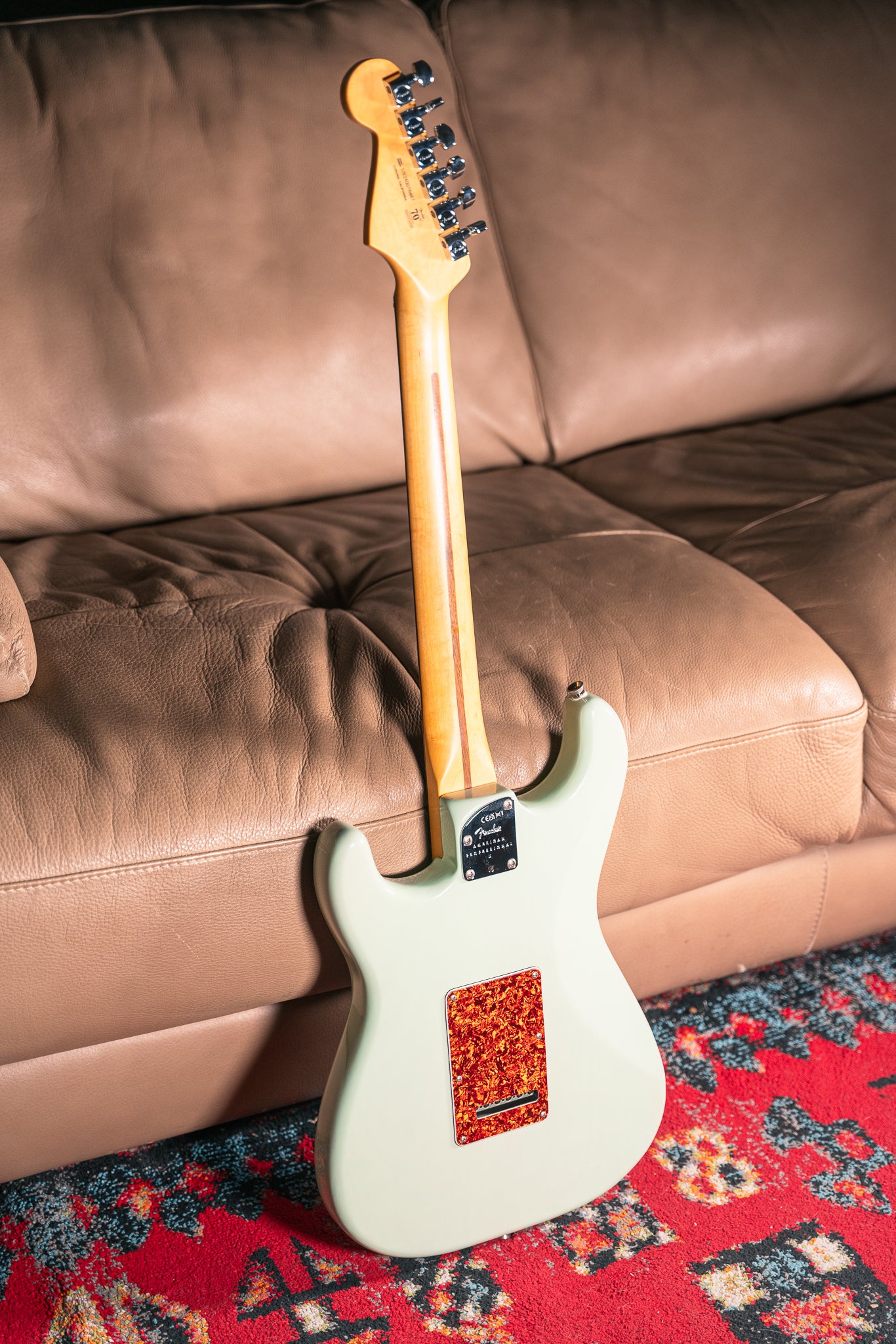 Fender LTD American Professional II Thinline Stratocaster in Transparent Surf Green