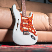 Fender LTD American Professional II Stratocaster Thinline in Transparent Daphne Blue