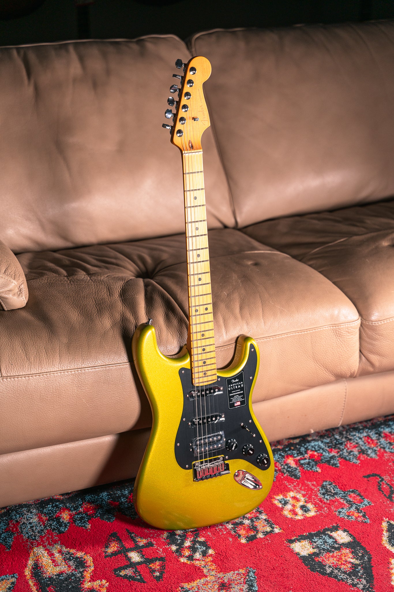 Fender American Ultra II Stratocaster HSS in Solar Flare