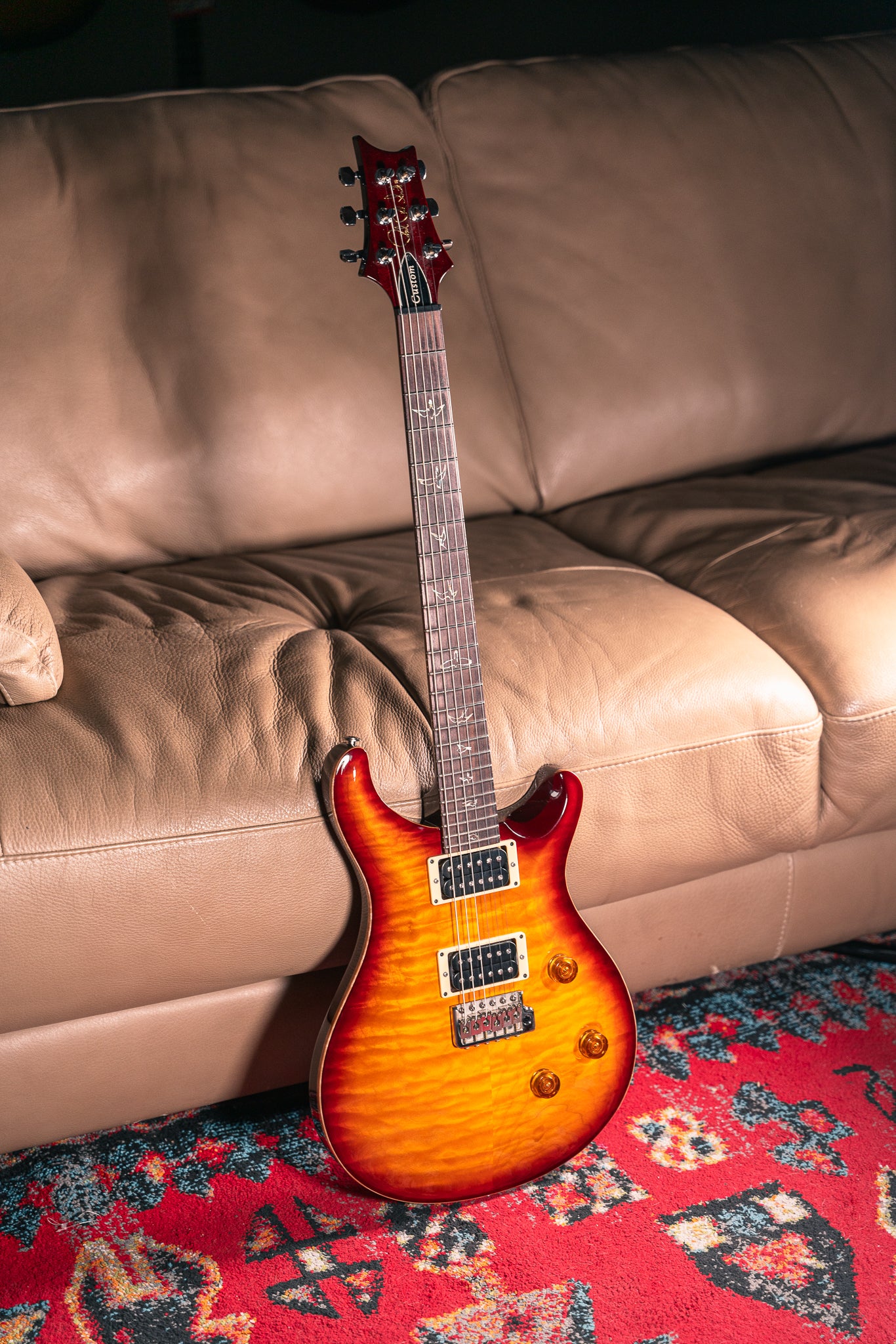 PRS - 2010 - Custom 24 10-Top in Dark Cherry Sunburst