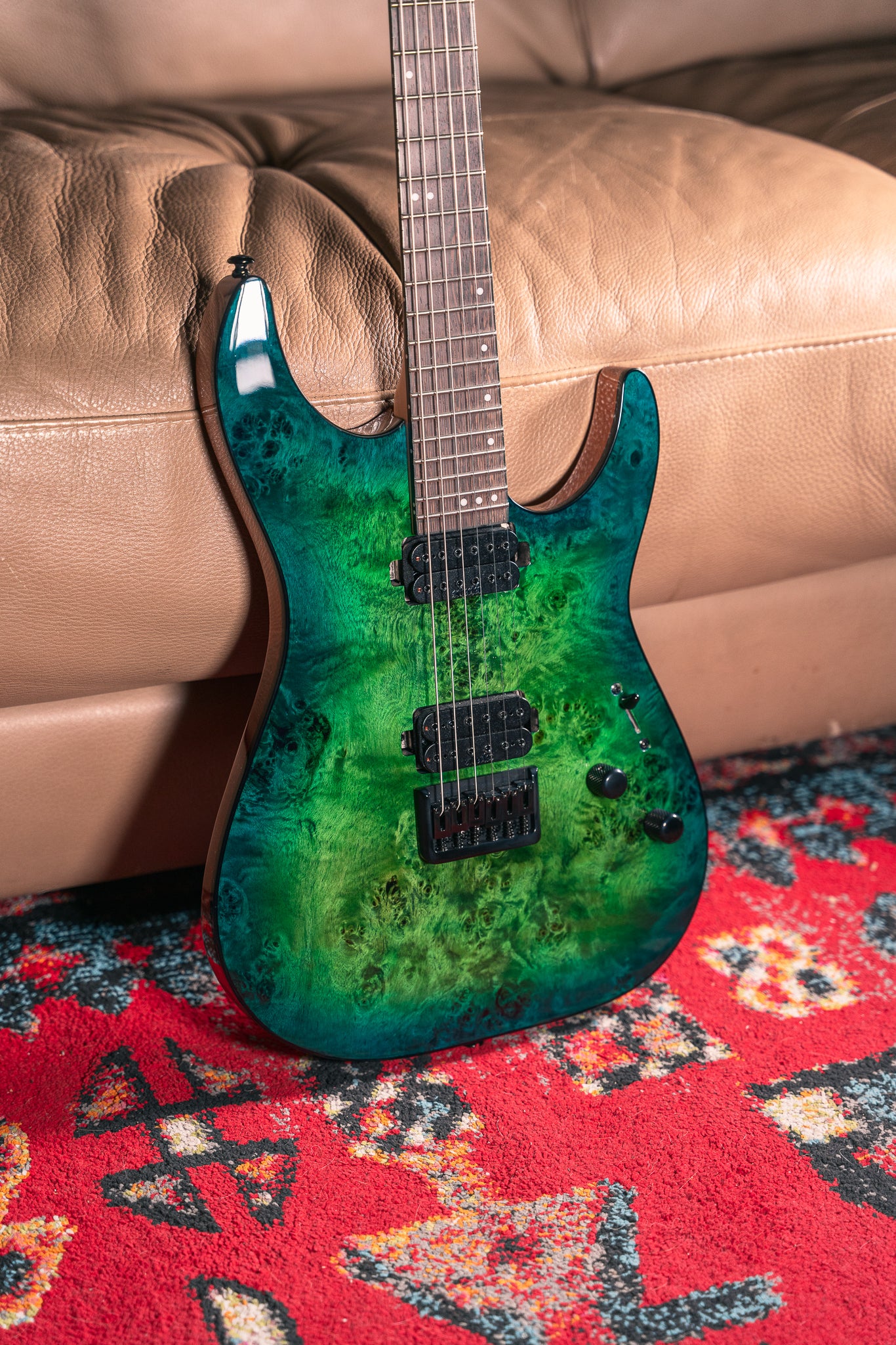 Schecter C-6 Pro in Aqua Burst