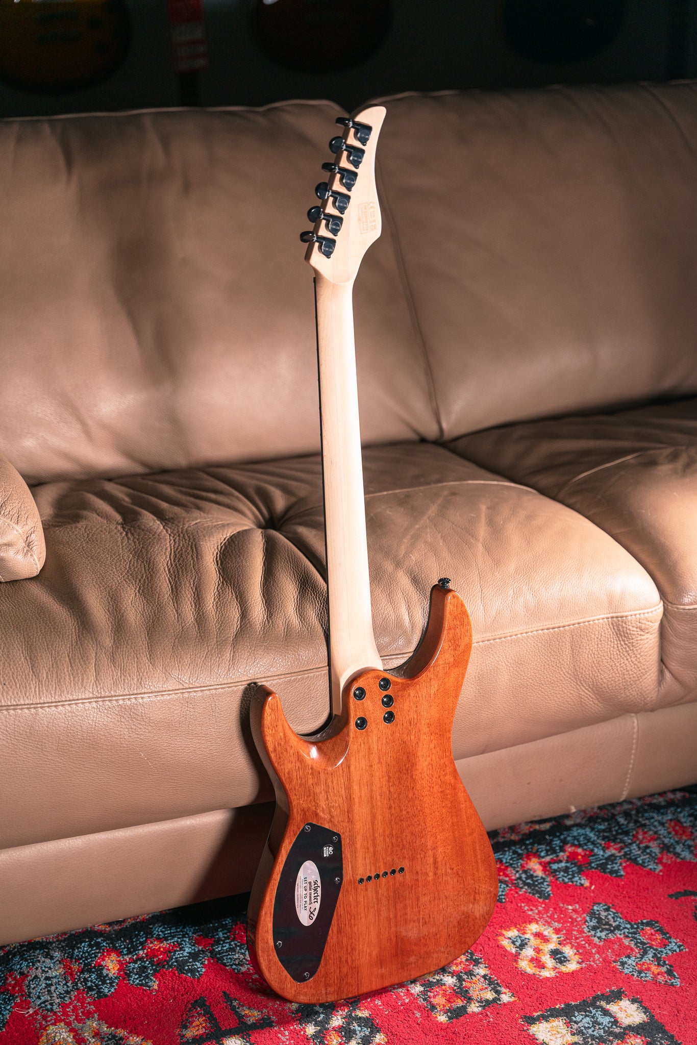 Schecter C-6 Pro in Aqua Burst