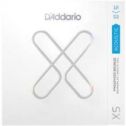 D'Addario 12-53 Light XS 80/20 Bronze Coated Acoustic Guitar Strings XSAPB1253