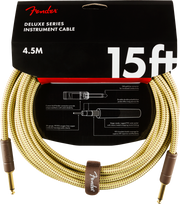 Fender 15ft Deluxe Series Tweed Instrument Cable