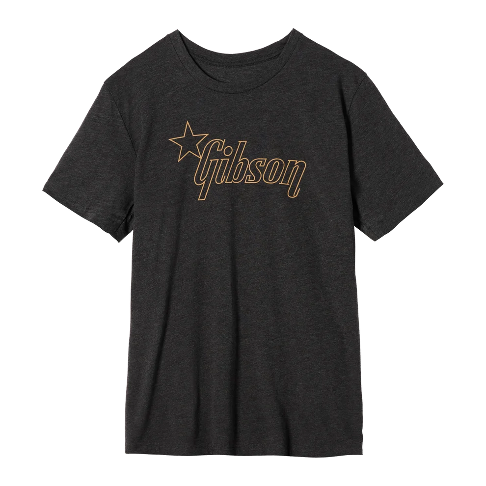 Gibson Star Logo Tee Gray XL