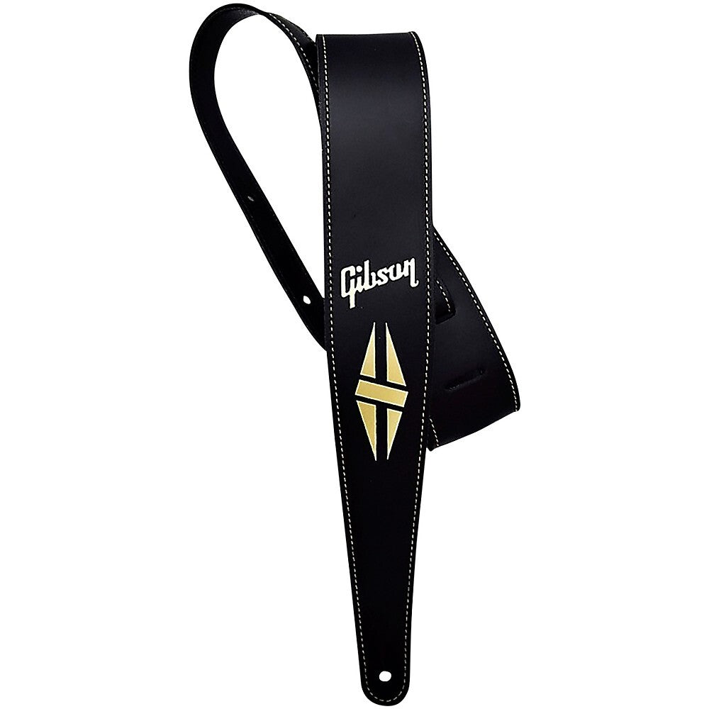 Gibson Handmade Guitar Strap Split Diamond Black