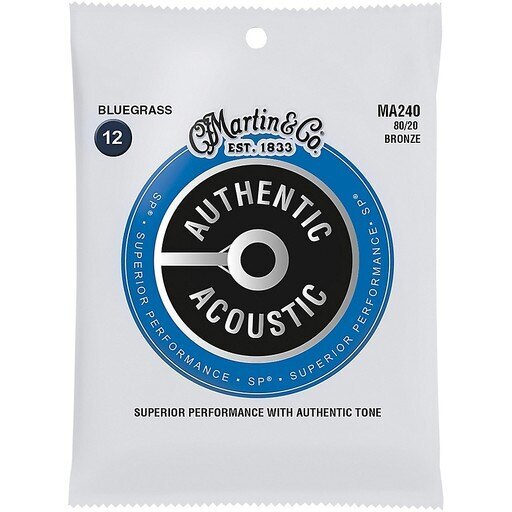 Martin Authentic 80/20 Bluegrass 12-56