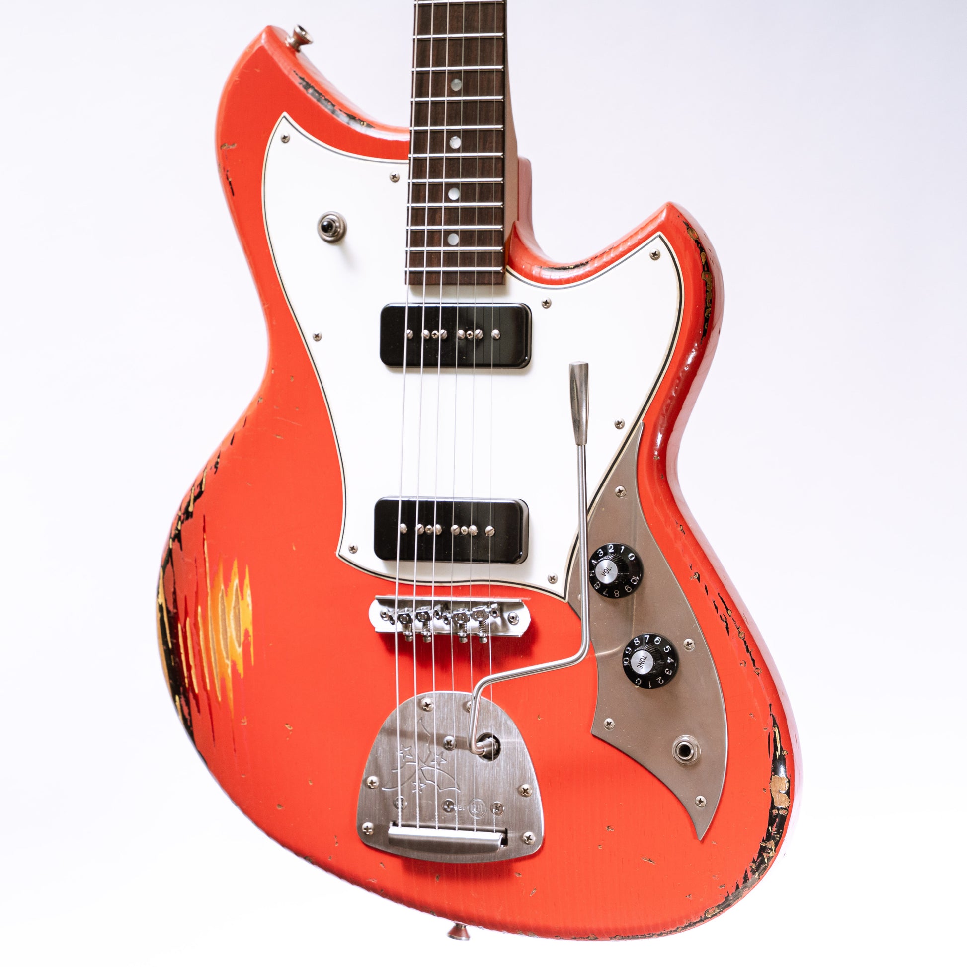 Novo Serus J in Fiesta Red over '64 3-Tone Burst