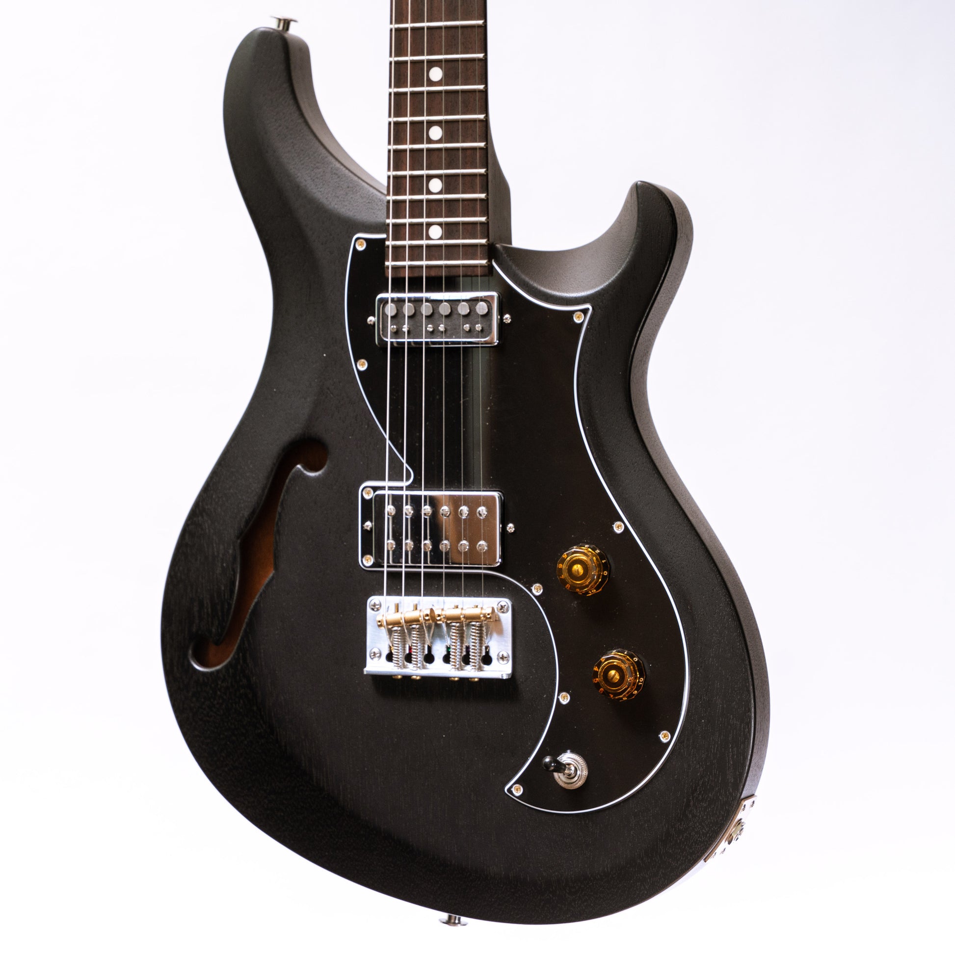 PRS - 2022 - S2 Vela Semi-Hollow Satin in Charcoal Pre-Owned