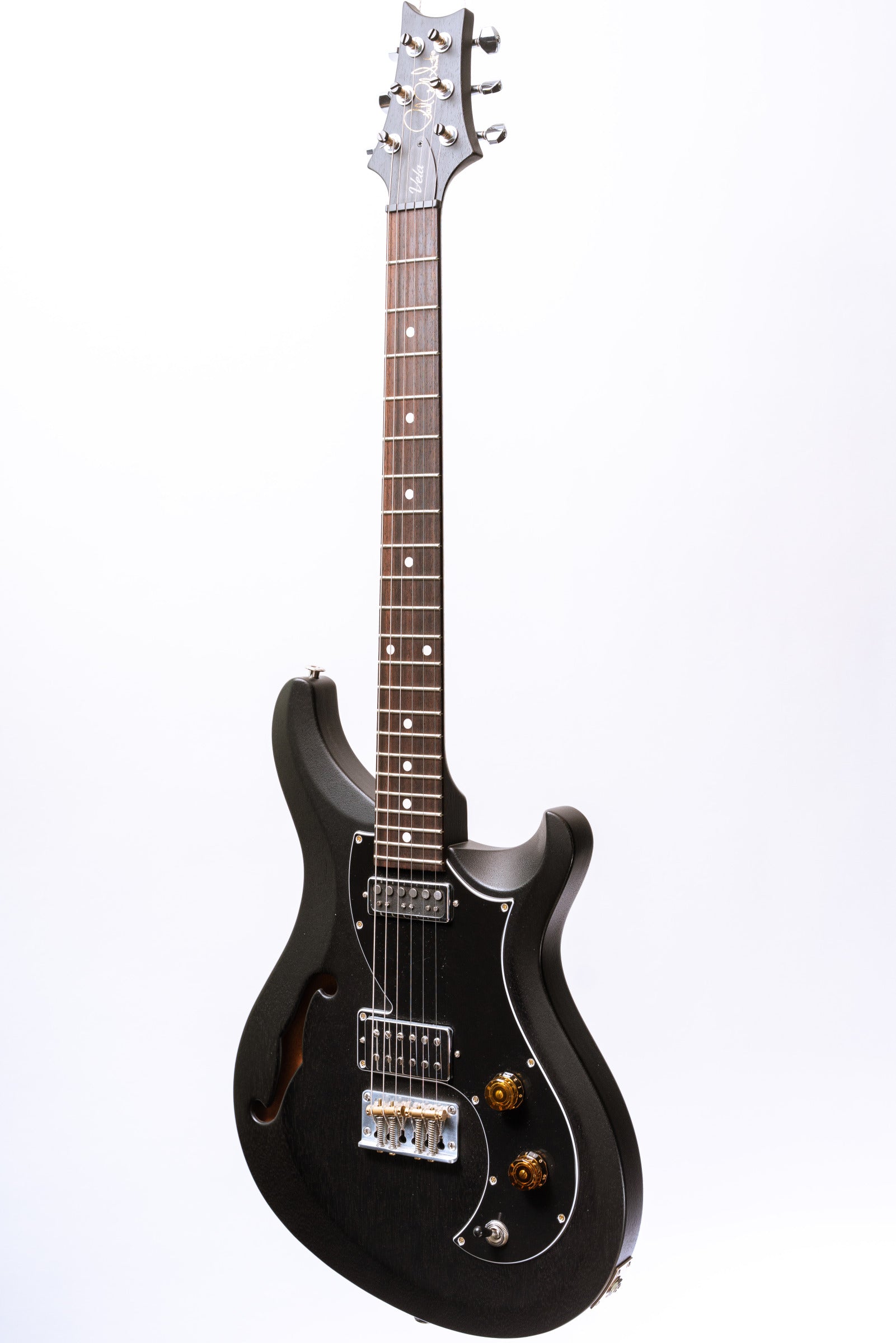 PRS - 2022 - S2 Vela Semi-Hollow Satin in Charcoal Pre-Owned