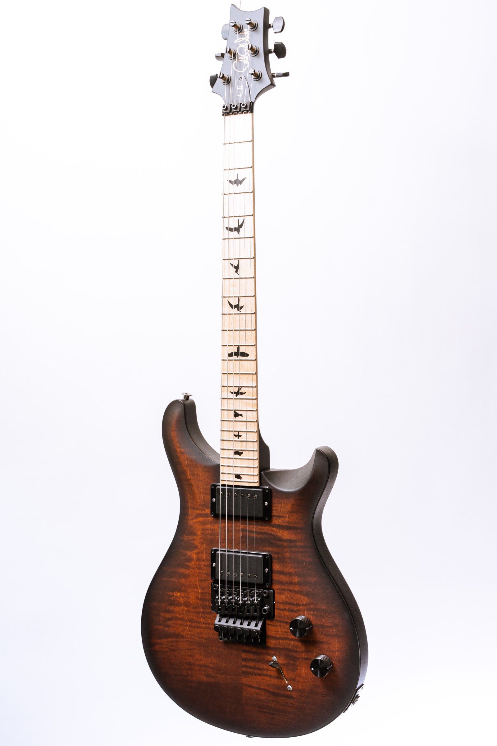 PRS DW CE 24 'Floyd' in Burnt Amber Smokeburst