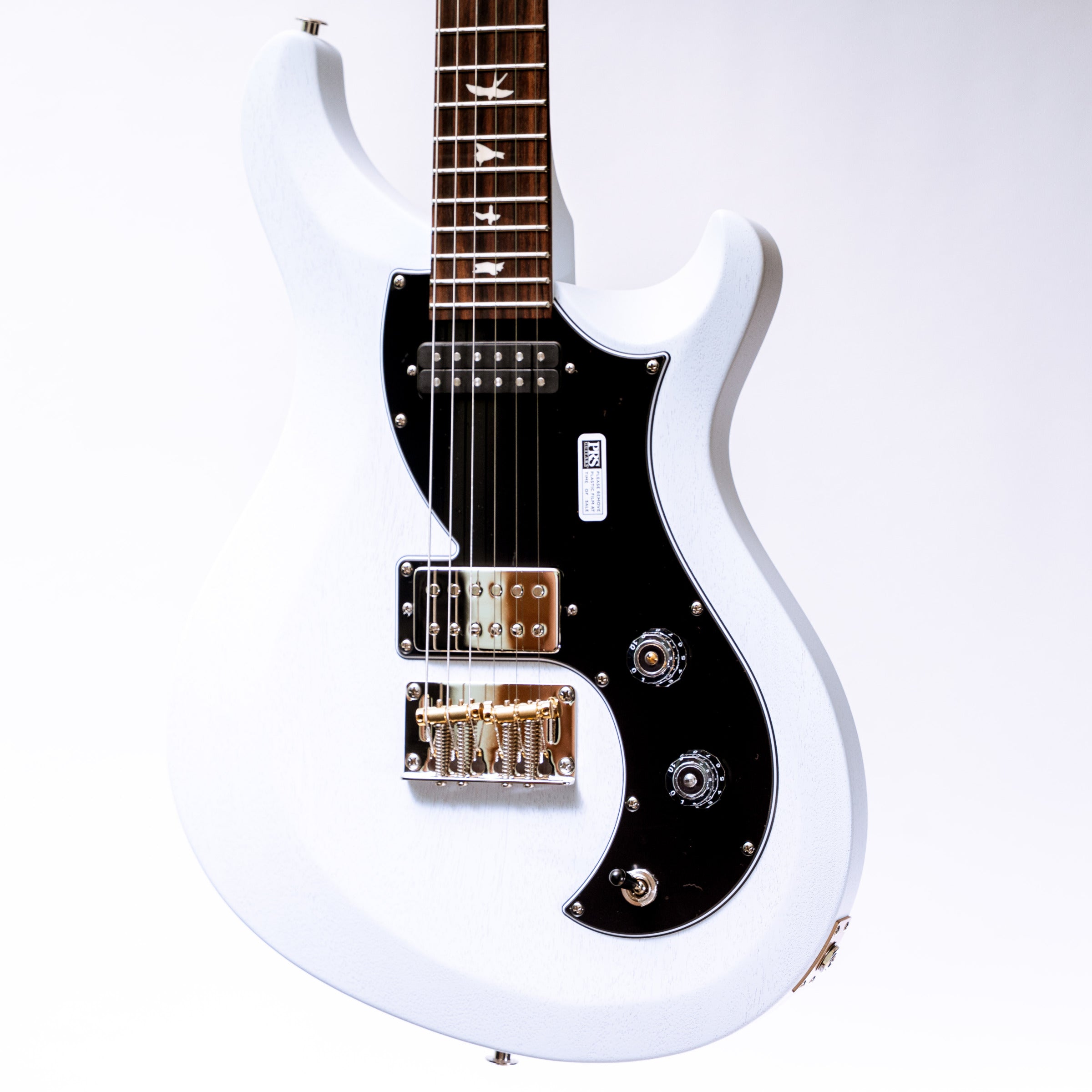 PRS S2 Vela Satin in Pearl White