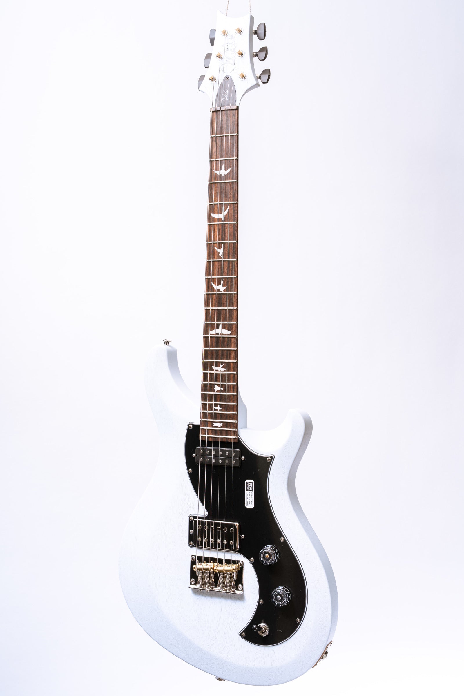 PRS S2 Vela Satin in Pearl White