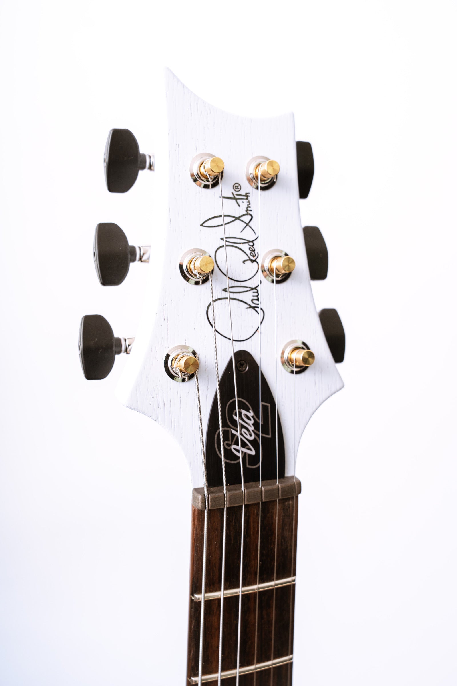 PRS S2 Vela Satin in Pearl White