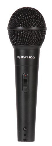 Peavey PVI100QTR Cardiod Microphone with on-Off Switch & XLR 0.25 in. Cable